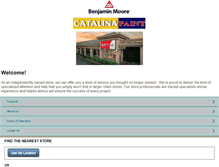Tablet Screenshot of benjaminmoorecatalina.com